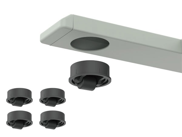 Low-Profile Wheels for AnyDesk Nest & AnyDesk Nest Pro (Replacement)