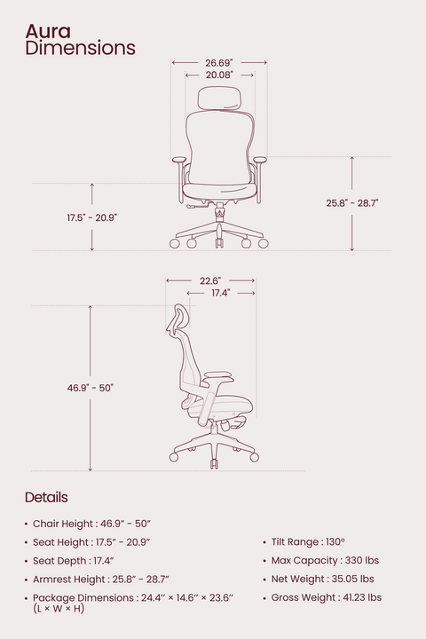 Aura Ergonomic Chair