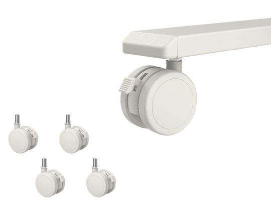 Lockable Casters & Fixed Feet for AnyDesk Fold (Replacement)