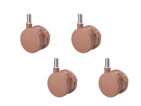 Lockable Casters & Fixed Feet for AnyDesk Fold (Replacement)