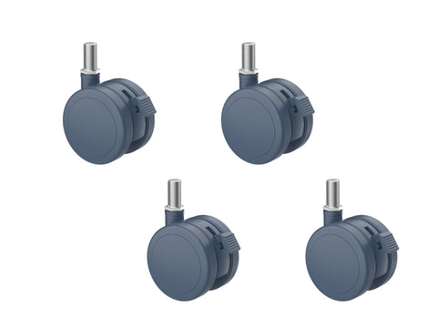 Lockable Casters & Fixed Feet for AnyDesk Fold (Replacement)